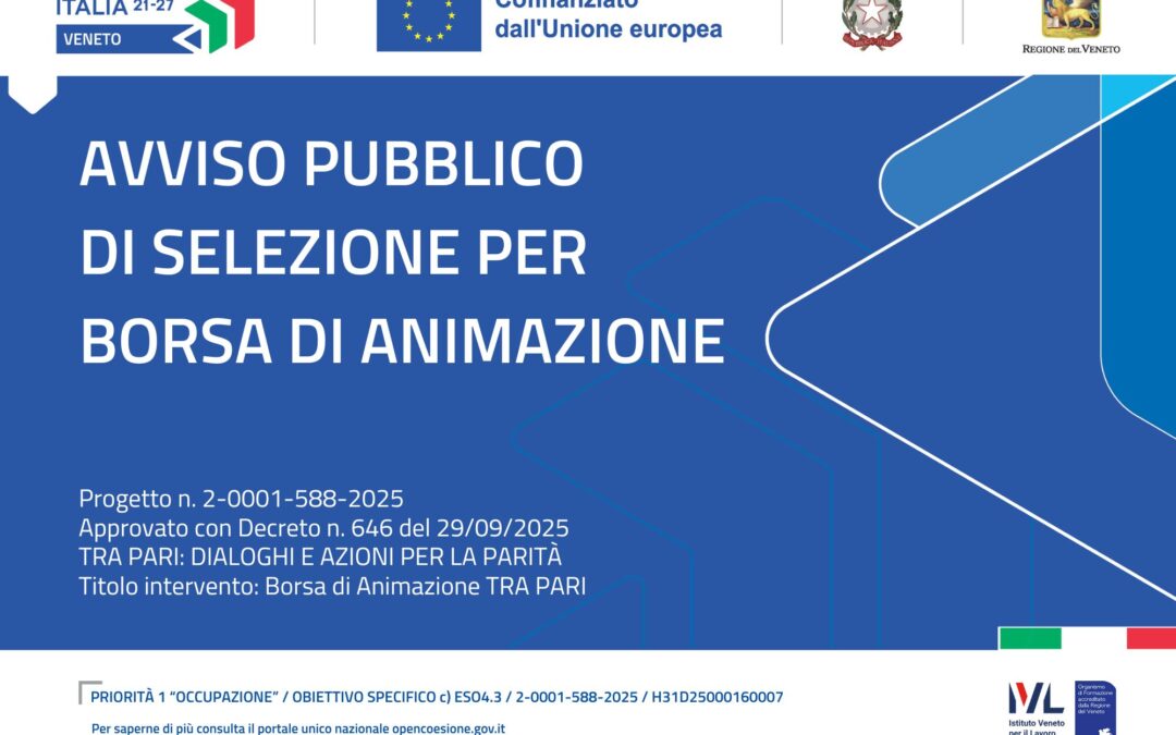 BOAT: TRA PARI – Bando di selezione